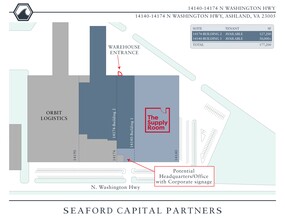 14140-14174 N Washington Hwy, Ashland, VA à louer Plan de site- Image 2 de 2