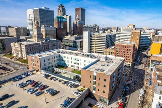 420 Court Ave, Des Moines, IA - AERIAL map view - Image1
