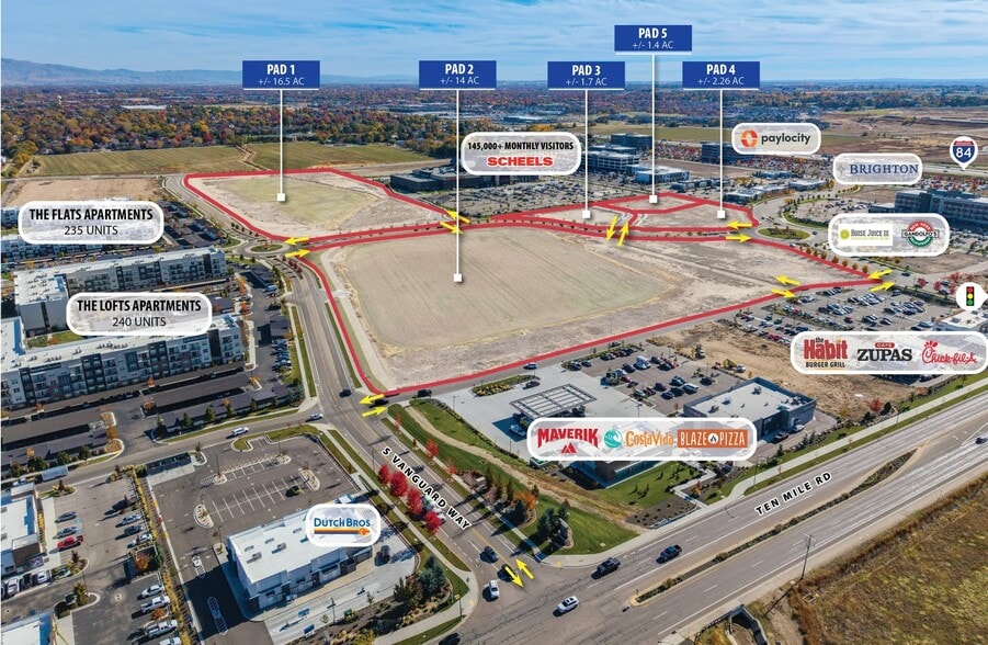 S Vanguard Way & S Wayfinder Ave, Meridian, ID for sale - Building Photo - Image 2 of 4