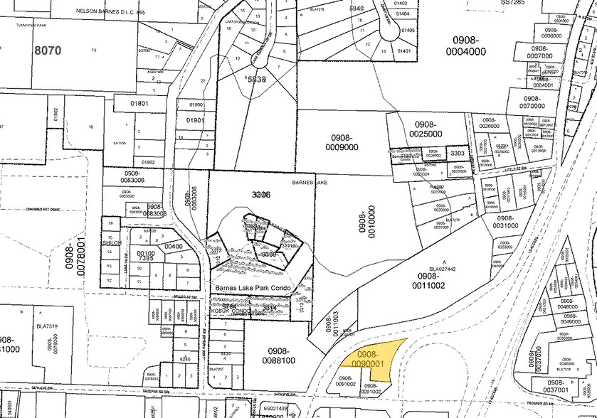 600 Trosper Rd SW, Tumwater, WA à louer - Plan cadastral - Image 2 de 3