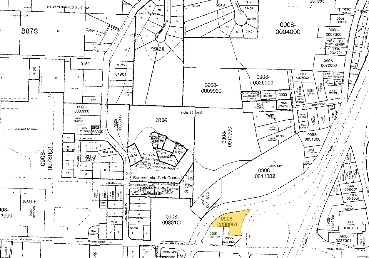 600 Trosper Rd SW, Tumwater, WA for lease Plat Map- Image 1 of 2