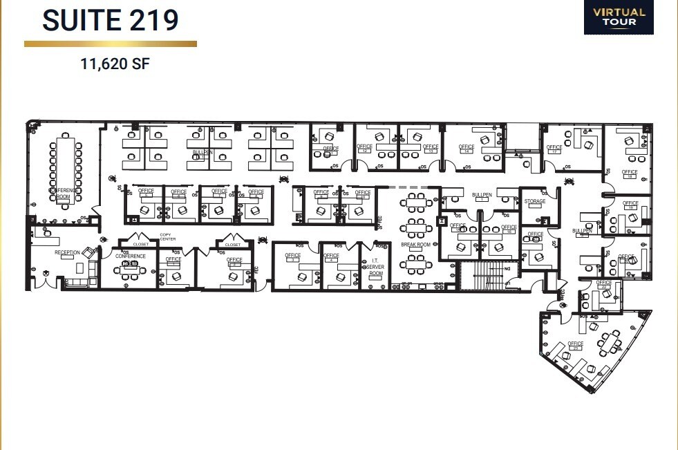 150 Motor Pkwy, Hauppauge, NY à louer Plan d  tage- Image 1 de 1