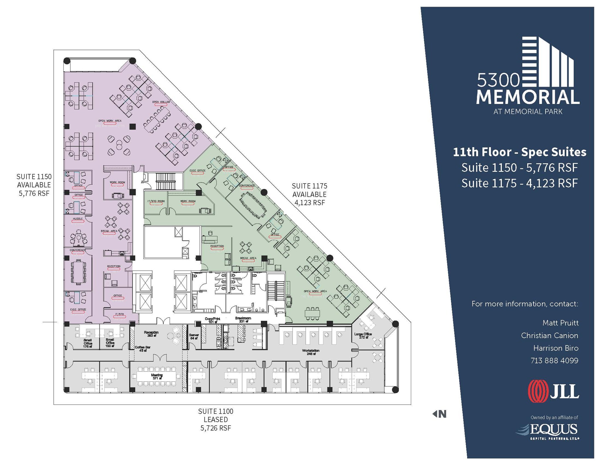 5300 Memorial Dr, Houston, TX à louer Plan d  tage- Image 1 de 1