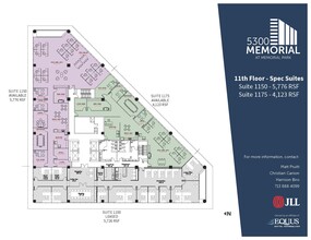 5300 Memorial Dr, Houston, TX à louer Plan d  tage- Image 1 de 1