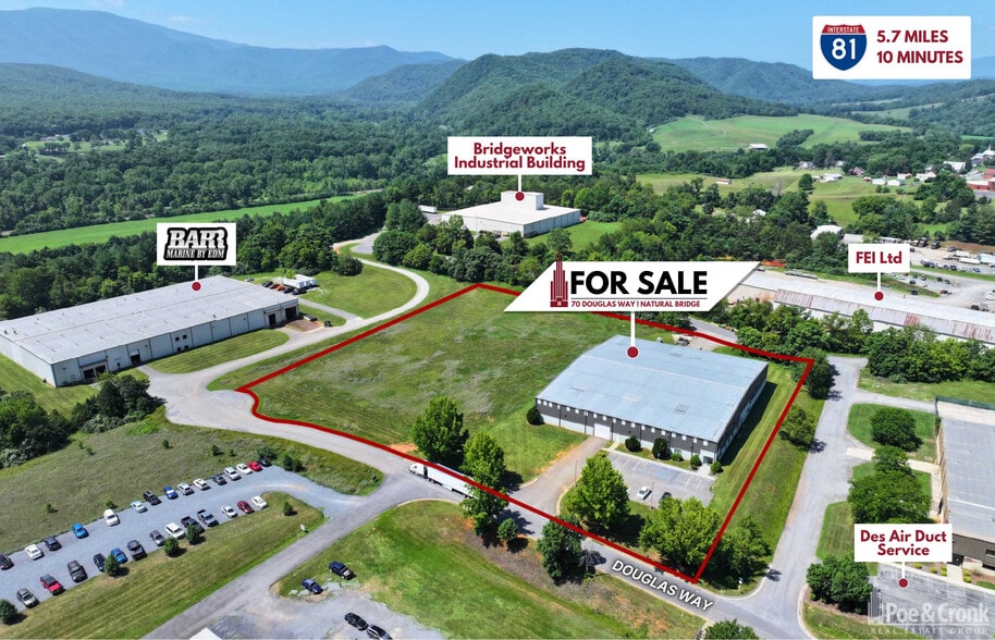 70 Douglas Way, Natural Bridge Station, VA à vendre - Photo du bâtiment - Image 2 de 15