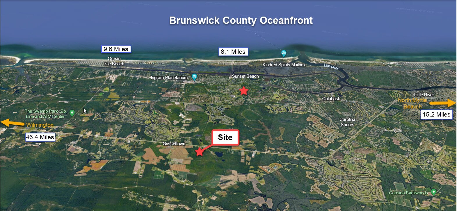 7436 Ocean W hwy, Sunset Beach, NC à vendre Photo du bâtiment- Image 1 de 6