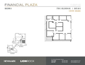 7730 E Belleview Ave, Greenwood Village, CO for lease Floor Plan- Image 1 of 2
