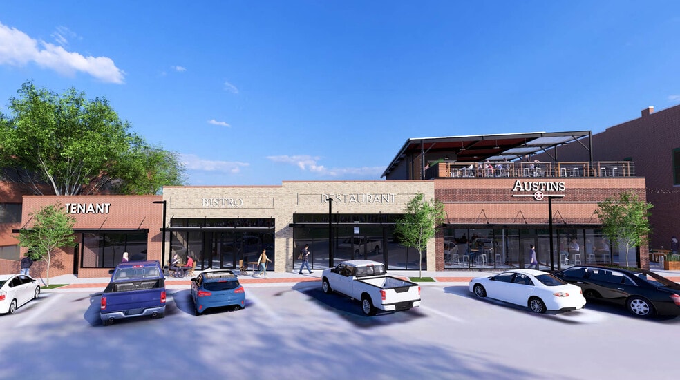 114-126 N Cherry St, Olathe, KS for lease - Building Photo - Image 2 of 7