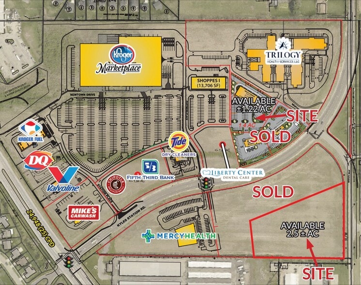 Kyles Station Rd, Hamilton, OH for sale - Site Plan - Image 2 of 2