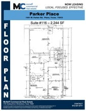 1301 W Parker Rd, Plano, TX for lease Floor Plan- Image 1 of 1