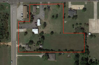 824 SW 134th St, Oklahoma City, OK - AERIAL  map view