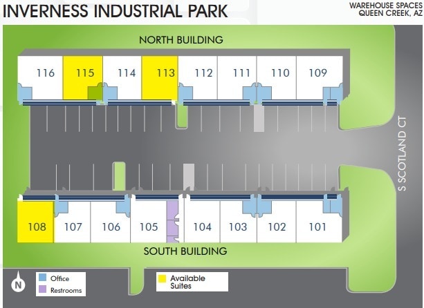 22180 S Scotland Ct, Queen Creek, AZ for lease Site Plan- Image 1 of 1