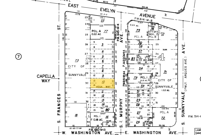 159 S Murphy Ave, Sunnyvale, CA for lease - Plat Map - Image 3 of 3