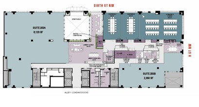 777 6th St NW, Washington, DC à louer Plan d  tage- Image 1 de 1