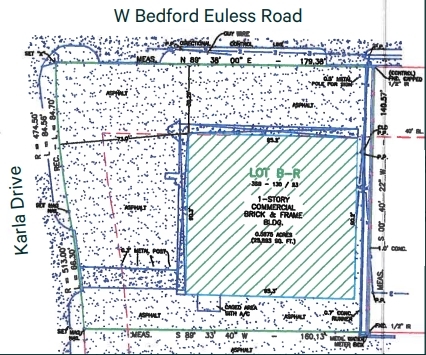 521 W Bedford Euless Rd, Hurst, TX à vendre - Plan cadastral - Image 2 de 2