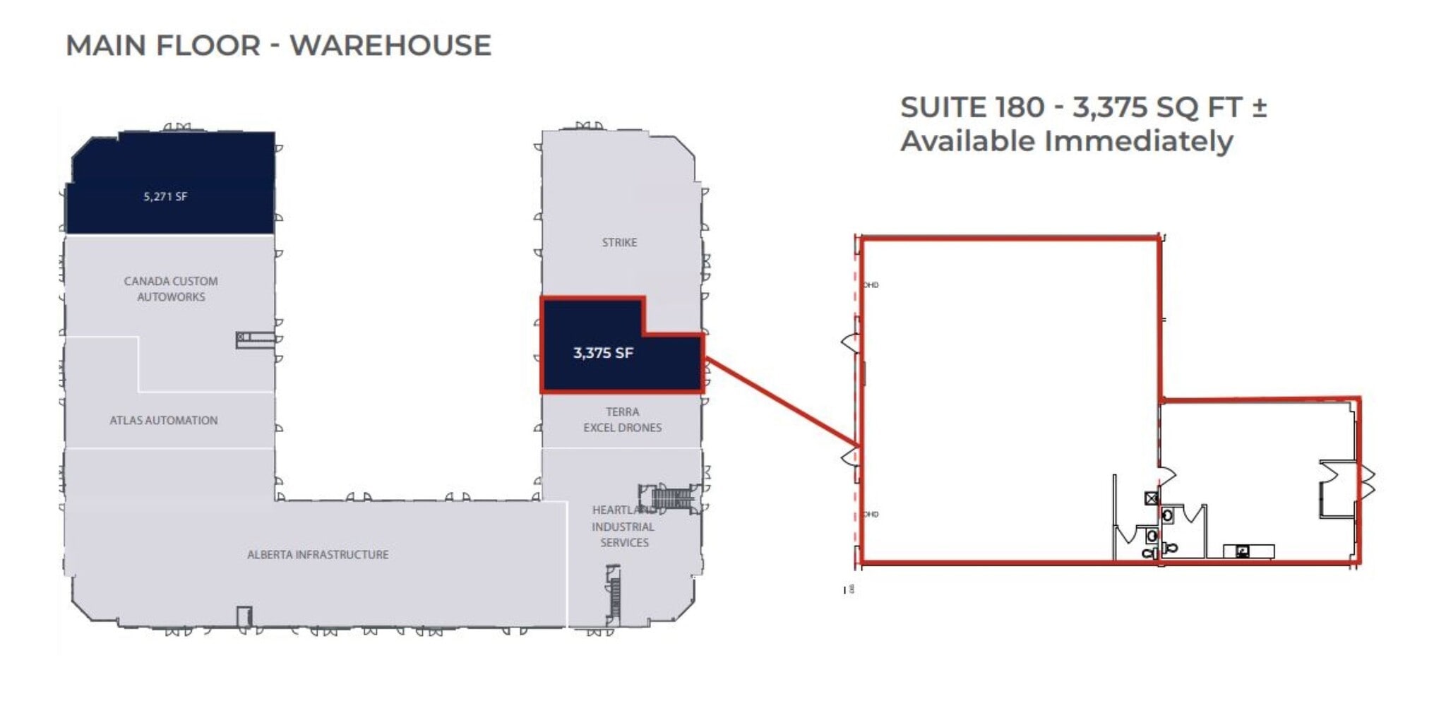 11870 88th Ave, Fort Saskatchewan, AB for lease Interior Photo- Image 1 of 1