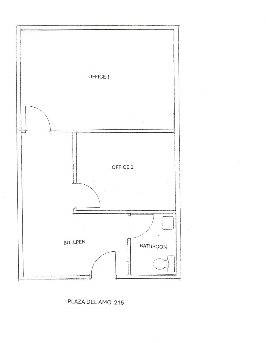 2340 Plaza Del Amo, Torrance, CA for lease Floor Plan- Image 1 of 1