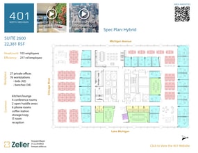 401 N Michigan Ave, Chicago, IL for lease Floor Plan- Image 2 of 3