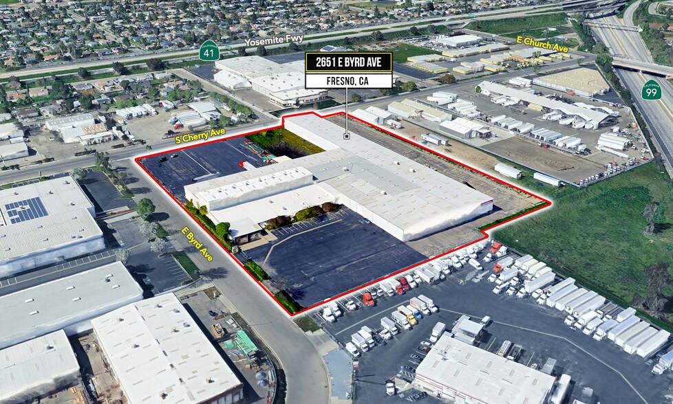 2651 E Byrd Ave, Fresno, CA for lease - Building Photo - Image 1 of 2