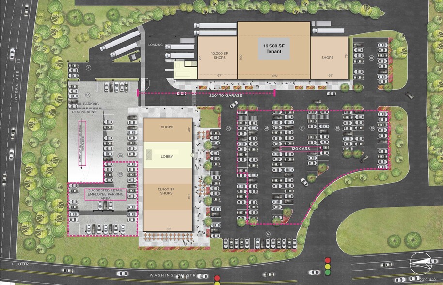 399 Washington St, Woburn, MA à louer - Plan de site - Image 2 de 6