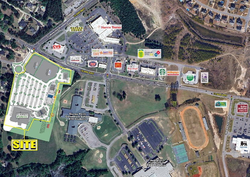 7547 King Rd, Fayetteville, NC à louer - Aérien - Image 2 de 3