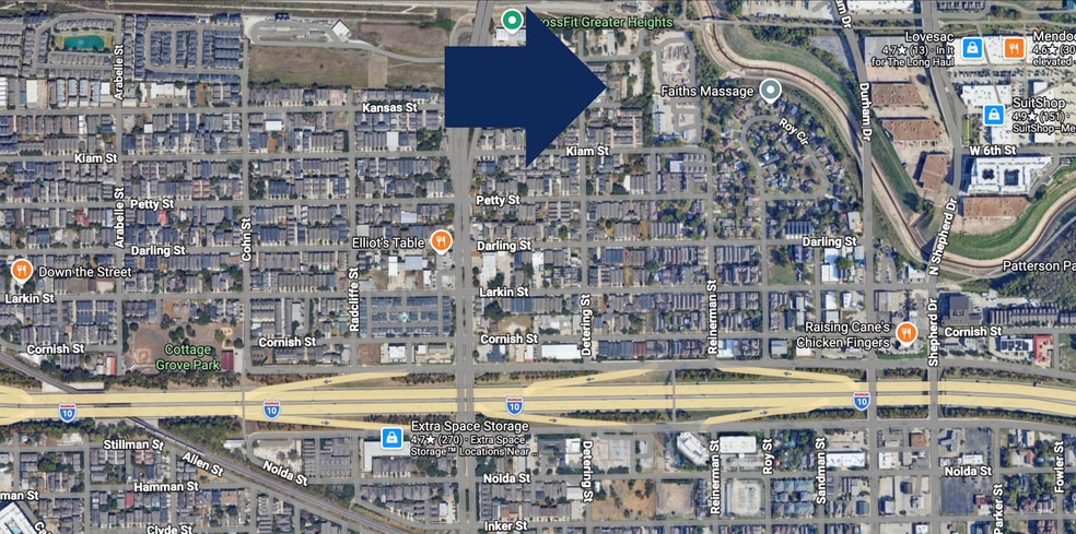 5223 Egbert St, Houston, TX for lease - Aerial - Image 2 of 2