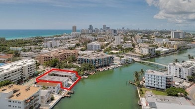 8210 Byron Ave, Miami Beach, FL - AERIAL map view