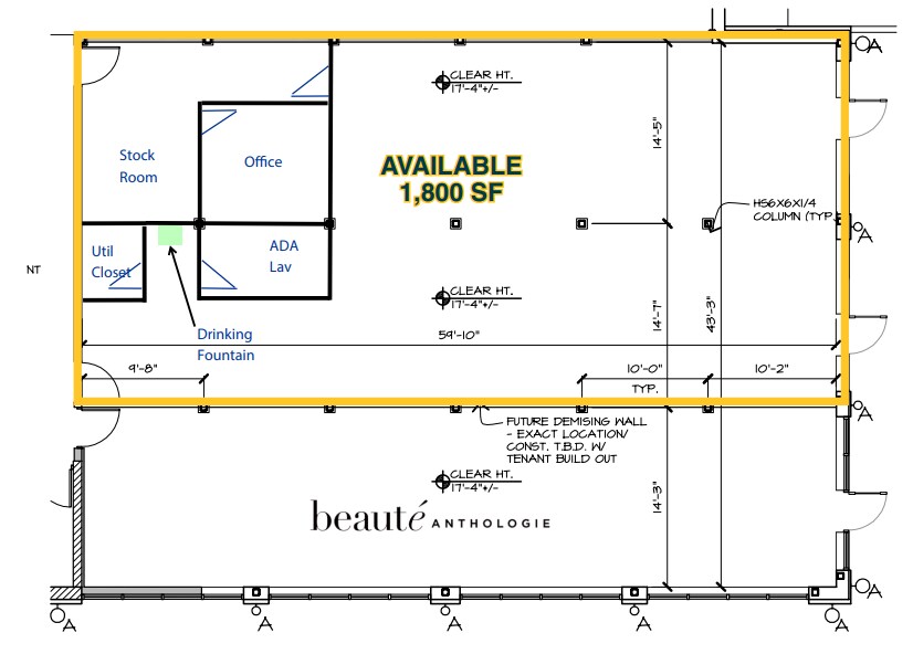 30215 Southfield Rd, Southfield, MI à louer Plan d’étage- Image 1 de 1