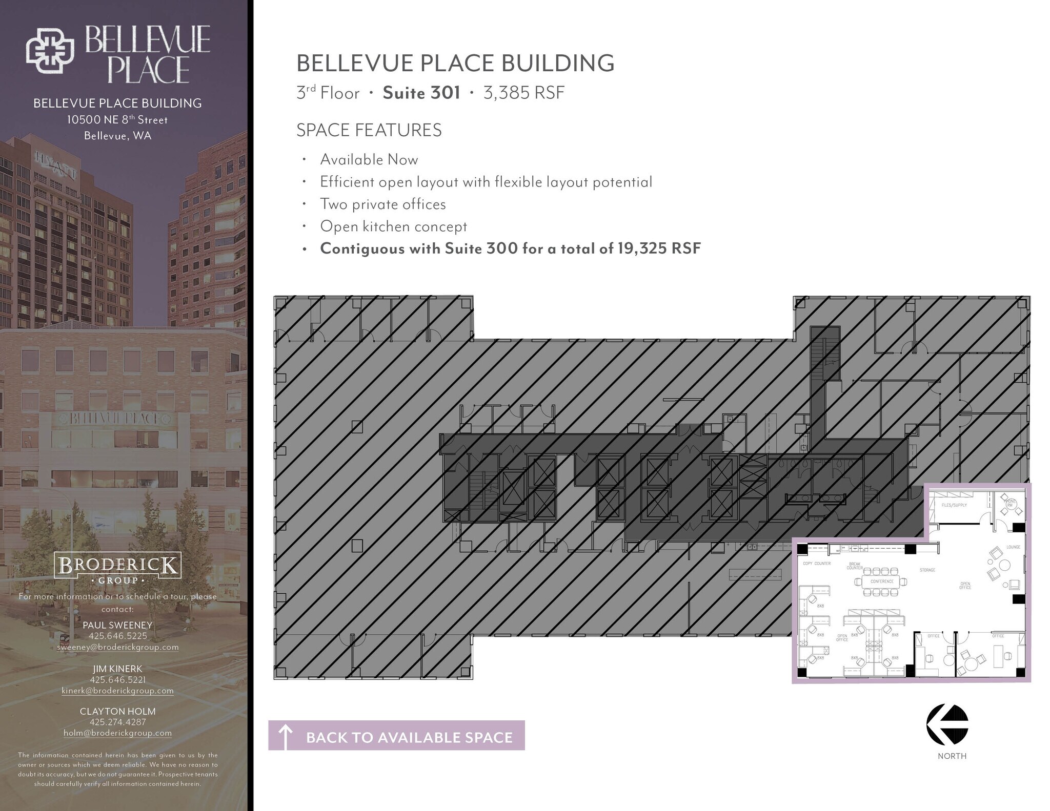 10500 NE 8th St, Bellevue, WA for lease Floor Plan- Image 1 of 1