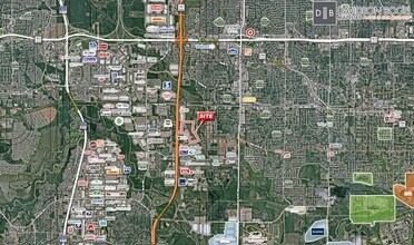 636 W Shady Grove & Hardrock Rd, Grand Prairie, TX - Aerial  map view - Image1