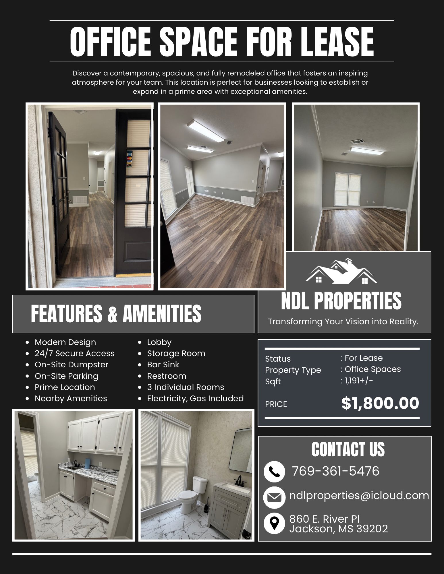 860 E River Pl, Jackson, MS à louer Photo intérieure- Image 1 de 2