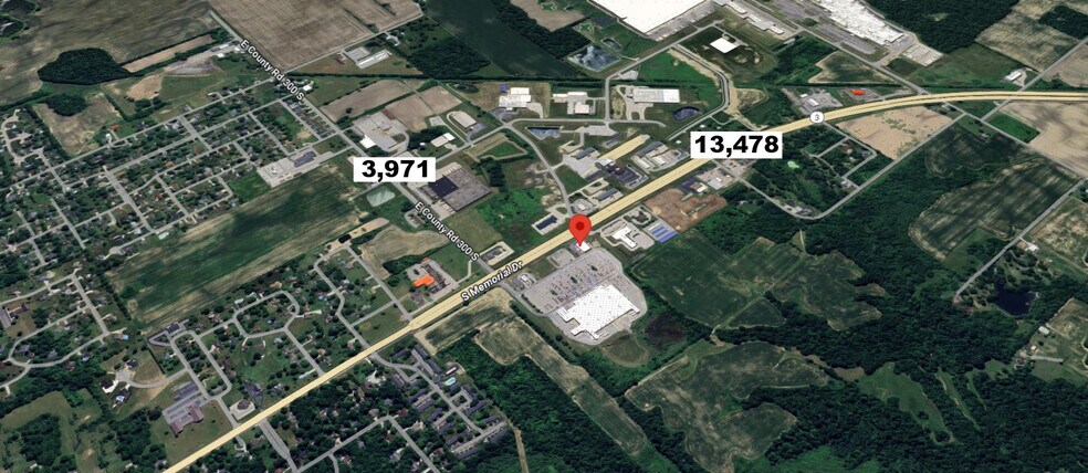 3183 State Road 3, New Castle, IN à louer - Aérien - Image 2 de 9