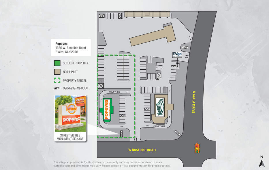 1320 W Baseline Rd, Rialto, CA à vendre - Plan de site - Image 2 de 6