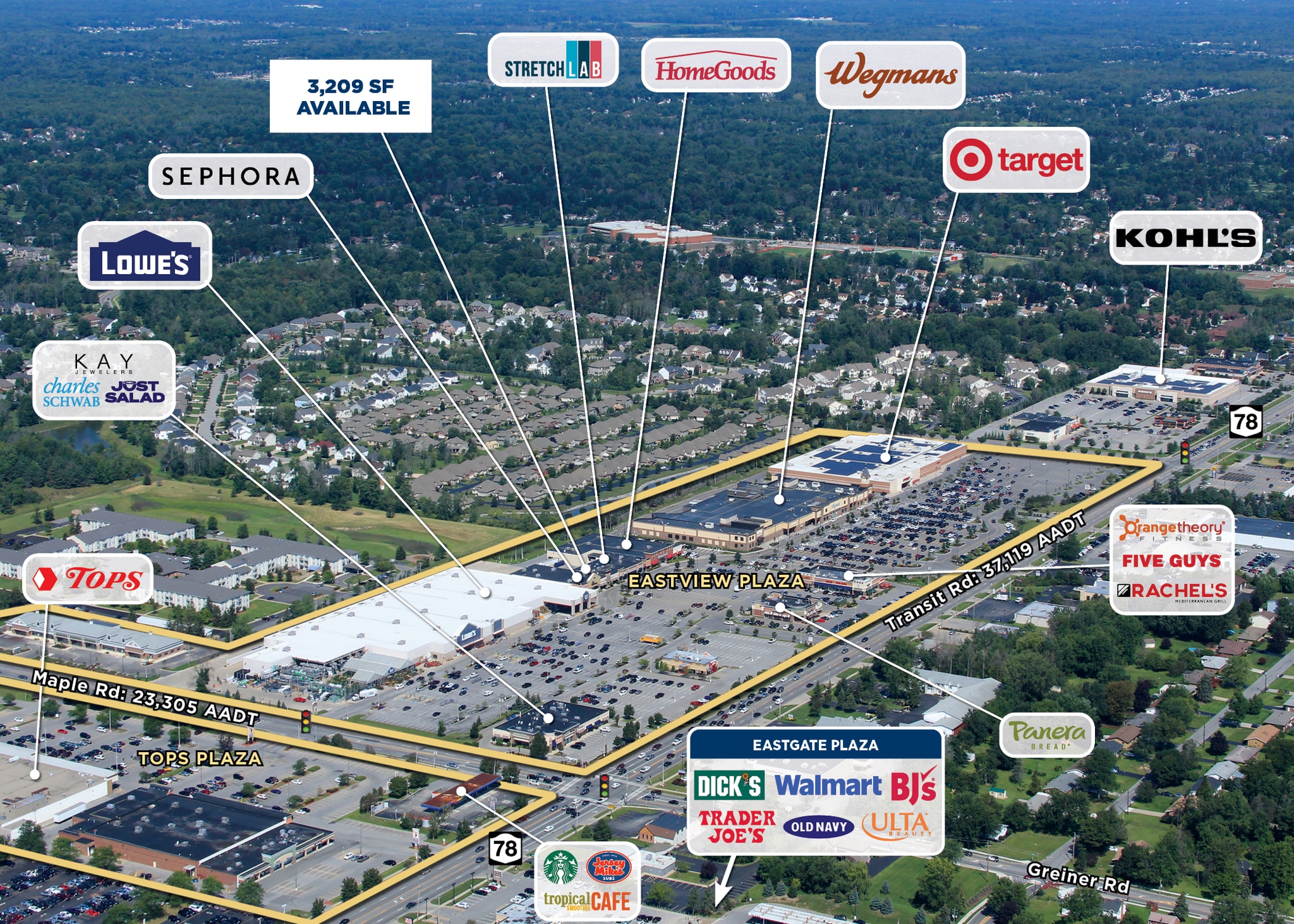 8100-8250 Transit Rd, Buffalo, NY à louer Photo du bâtiment- Image 1 de 2