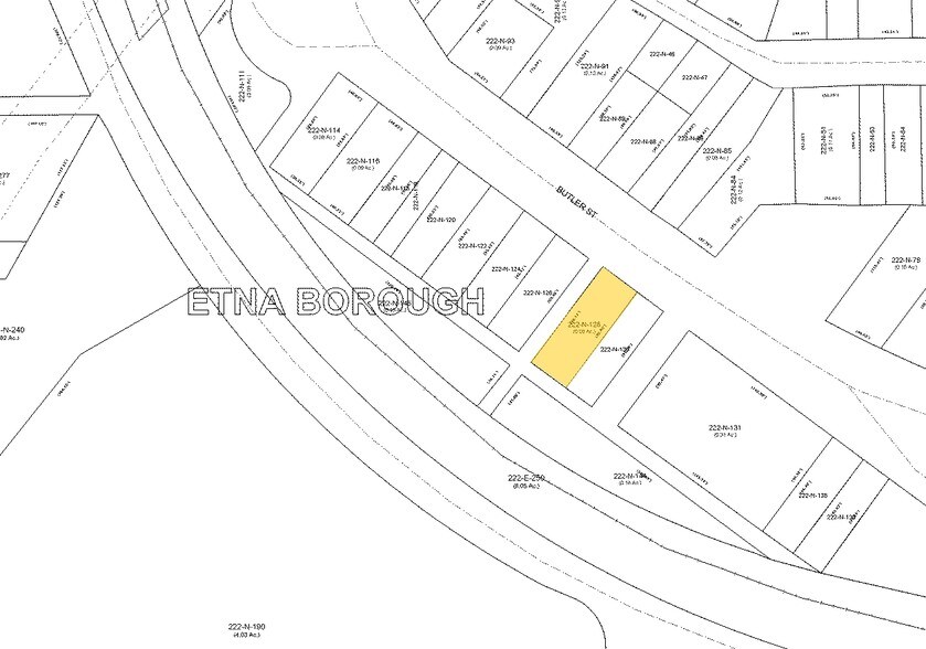 619 Butler St, Pittsburgh, PA à vendre - Plan cadastral - Image 3 de 3