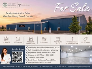 More details for 3893 W State Road 47, Sheridan, IN - Flex for Sale