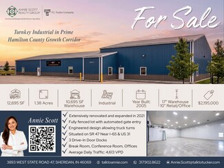 Plus de détails pour 3893 W State Road 47, Sheridan, IN - Flex à vendre
