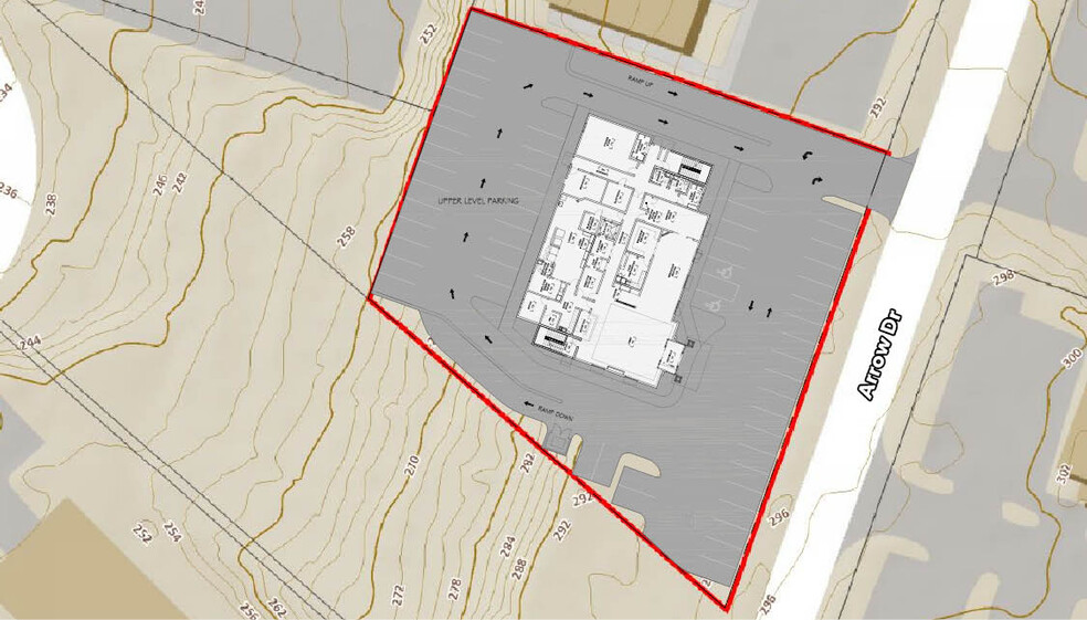 3909 Arrow Dr, Raleigh, NC for sale - Site Plan - Image 2 of 2