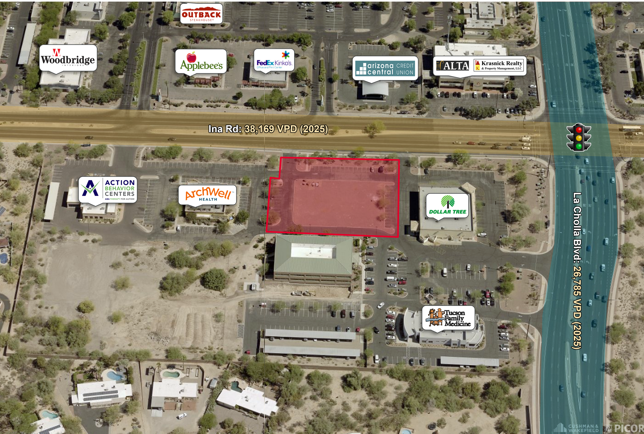 2225 W Ina Rd, Tucson, AZ à louer Photo du bâtiment- Image 1 de 8