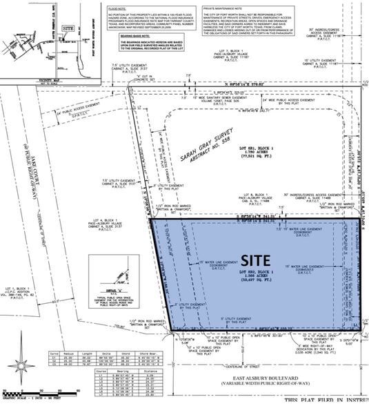 253 Alsbury Blvd, Burleson, TX à vendre - Plan de site - Image 3 de 3