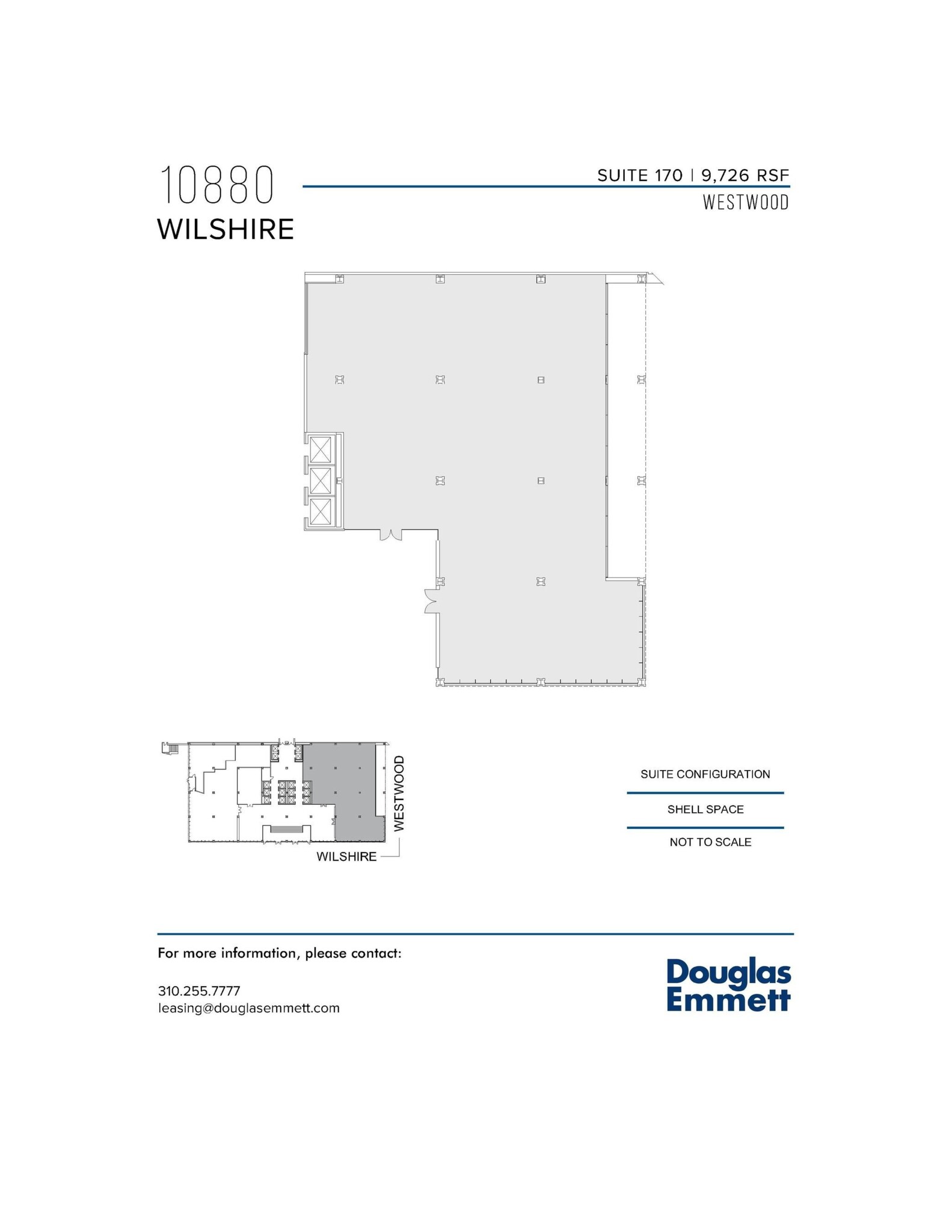 10880 Wilshire Blvd, Los Angeles, CA for lease Site Plan- Image 1 of 1