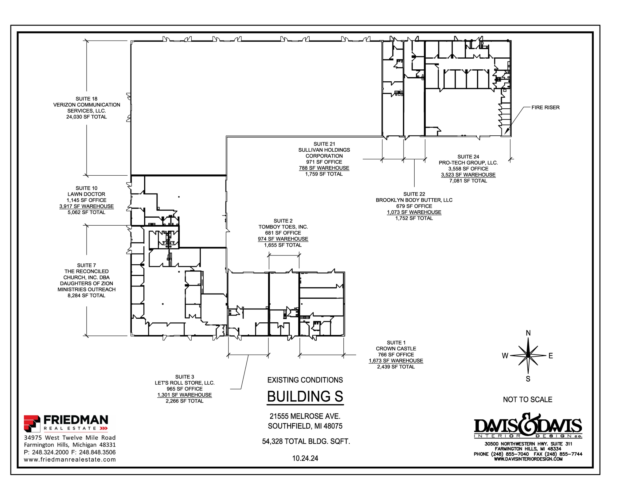 21455 Melrose Ave, Southfield, MI for lease Interior Photo- Image 1 of 1