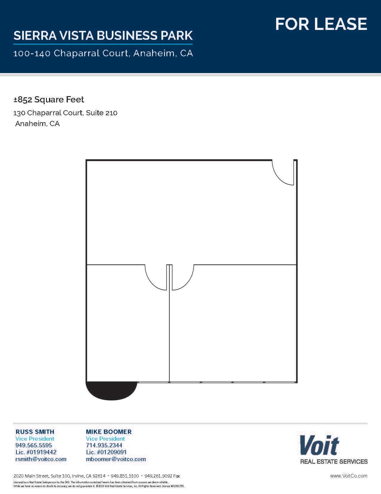 130 Chaparral Ct, Anaheim, CA à louer Plan d’étage- Image 1 de 1