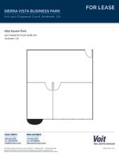 130 Chaparral Ct, Anaheim, CA à louer Plan d’étage- Image 1 de 1