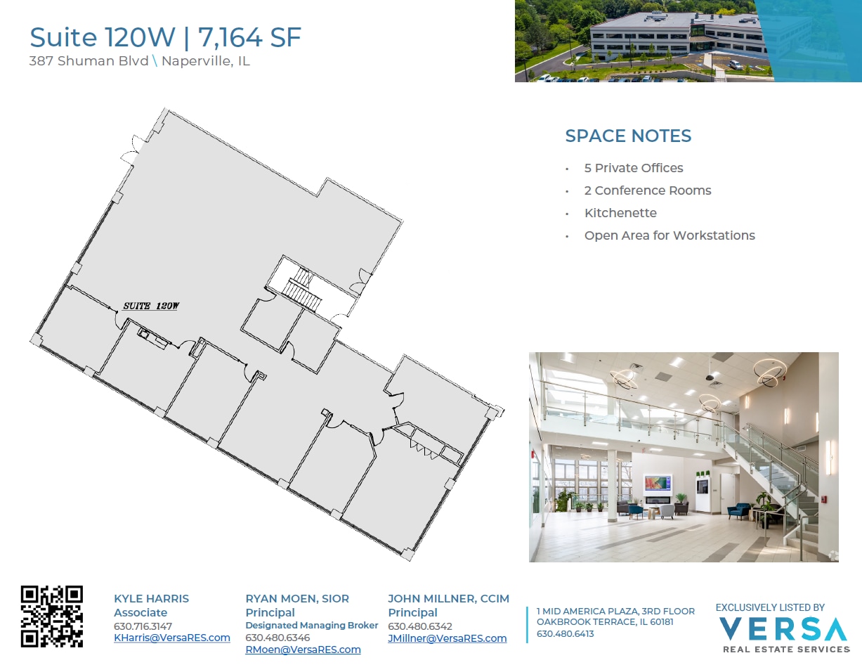 387 Shuman Blvd, Naperville, IL for lease Floor Plan- Image 1 of 1