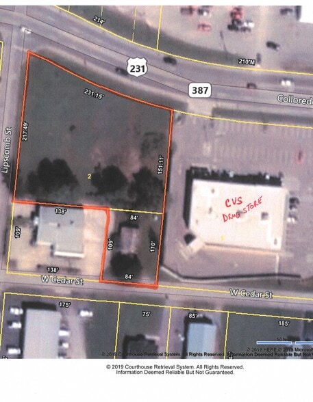 1100 Colleredo Blvd., Shelbyville, TN à vendre - Aérien - Image 2 de 2