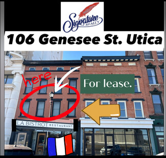 Plus de détails pour 106 Genesee St, Utica, NY - Bureau/Commerce de détail à louer