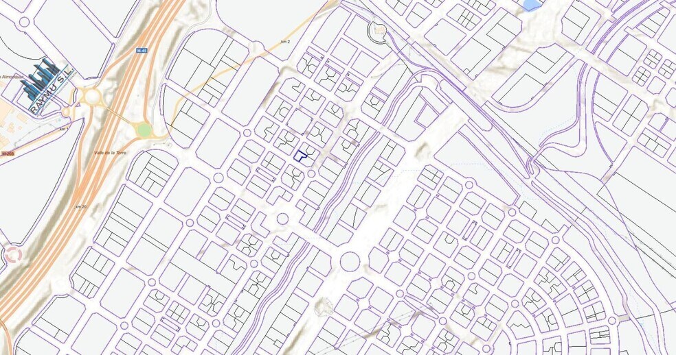 Calle Provisional Berrocales Cincuenta y Siete, 29, Madrid, Madrid à vendre - Plan cadastral - Image 2 de 3