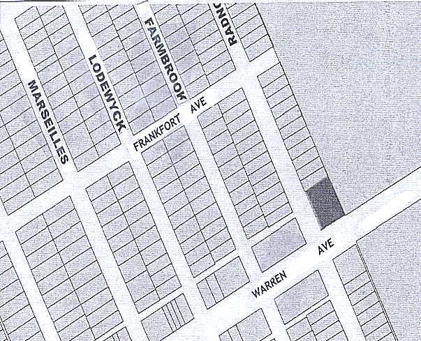 18101-18111 E Warren Ave, Detroit, MI à louer - Plan cadastral - Image 2 de 2