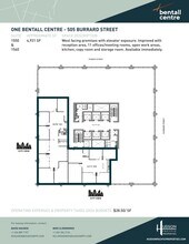 505 Burrard St, Vancouver, BC for lease Floor Plan- Image 1 of 1